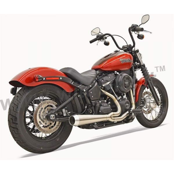 EXHAUST 2-INTO-1 SYSTEMS BASSANI ROAD RAGE III INOX HARLEY DAVIDSON SOFTAIL M-EIGHT 18-24