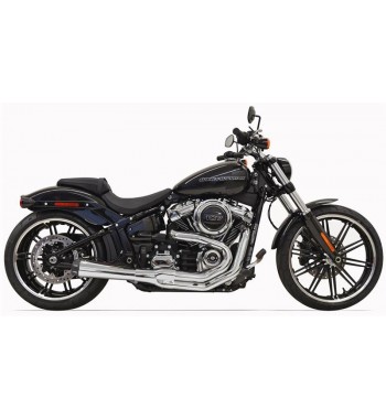 SYSTÈME D'ÉCHAPPEMENT 2-EN-1 BASSANI ROAD RAGE CHROME HARLEY DAVIDSON SOFTAIL M-EIGHT 18-24