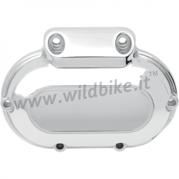 COPERCHIO CROMATO LATERALE TRASMISSIONE PER HARLEY DAVIDSON TWIN CAM '01-'17
