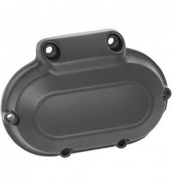 COUVERCLE LATÉRAL DE TRANSMISSION NOIR MATTE POUR HARLEY DAVIDSON TWIN CAM '01-'17