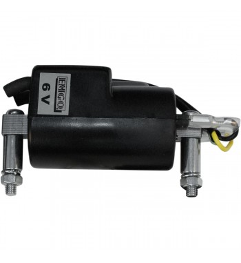 BOBINE D'ALLUMAGE UNIVERSAL DOUBLE BOUGIE 6 V. POUR MOTO