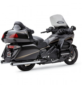 SCARICHI MARMITTE COBRA SLIP-ON 4" TRI FLOW CROMATI PER HONDA GL1800 GOLDWING/F6B 12-17