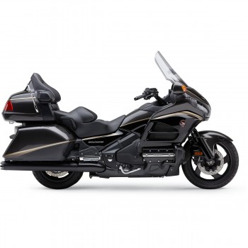 AUSPUFFANLAGEN COBRA SLIP-ON 4" DUAL CUT SCHWARZEN FUER HONDA GL1800 GOLDWING/F6B 12-17