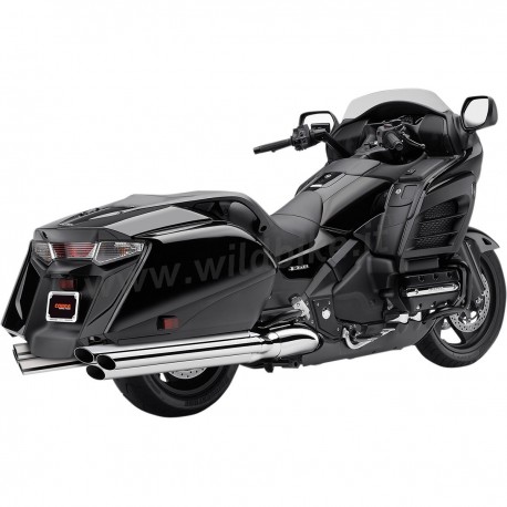 SCARICHI MARMITTE COBRA SLIP-ON 6-IN-6  CROMATI PER HONDA GL1800 GOLDWING/F6B 12-17