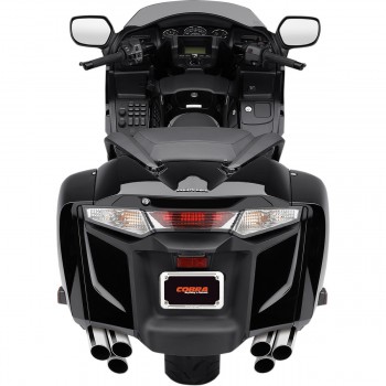 SCARICHI MARMITTE COBRA SLIP-ON 6-IN-6  CROMATI PER HONDA GL1800 GOLDWING/F6B 12-17