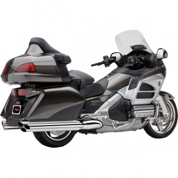 SCARICHI MARMITTE COBRA SLIP-ON 6-IN-6  CROMATI PER HONDA GL1800 GOLDWING/F6B 12-17