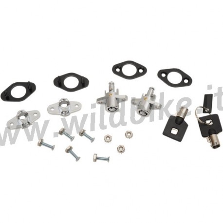KIT DE VERROUILLAGE UNIVERSEL DE SADDLEBAGS AVEC CLÉS POUR MOTOCYCLETTE