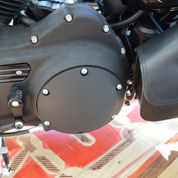 COUVERCLE D'EMBRAYAGE NOIR SATIN HARLEY DAVIDSON XL SPORTSTER '04 -'17