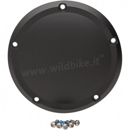 COUVERCLE EMBRAYAGE LISSE NOIR SATIN POUR HARLEY DAVIDSON FLT/FLHT TOURING '16-'17