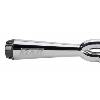 EXHAUST 2-INTO-1 SYSTEMS TBR COMPETITION 2-1 GEN II POLISHED FOR HARLEY DAVIDSON SOFTAIL M8 2017-2018