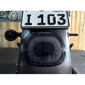 MINI CLIGNOTANTS ARRIERE NOIR LED 3 EN 1 EU APPROUVÉ POUR HARLEY DAVIDSON XL SPORTSTER '96-'13