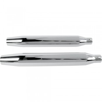 SILENCIEUX POT ÉCHAPPEMENTS 3" SLIP-ON TAPERED CHROME HARLEY DAVIDSON XL SPORTSTER 1986-2003