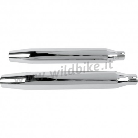 SILENCIEUX POT ÉCHAPPEMENTS 3" SLIP-ON TAPERED CHROME HARLEY DAVIDSON XL SPORTSTER 1986-2003