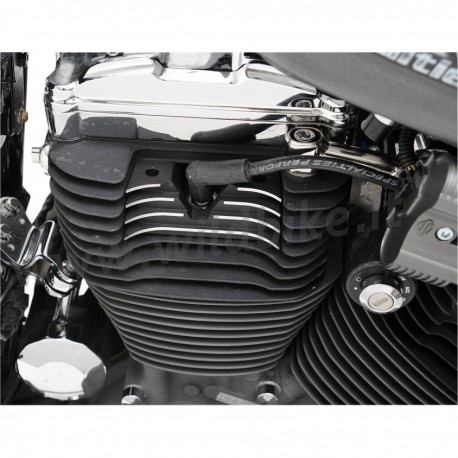 COPERTURE ALETTATE NERE COPRI CANDELE TESTE CILINDRI HARLEY DAVIDSON XL  SPORTSTER '04-'17