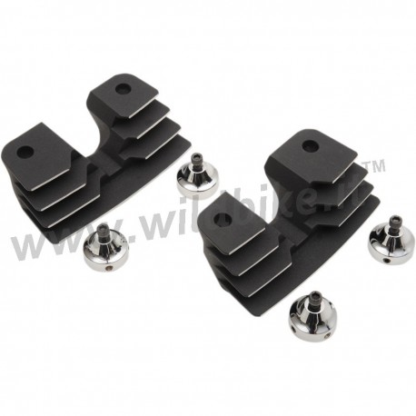 COUVRE AILETTES NOIR TÊTE BOULON BOUGIE HARLEY DAVIDSON TWIN CAM '99-'17
