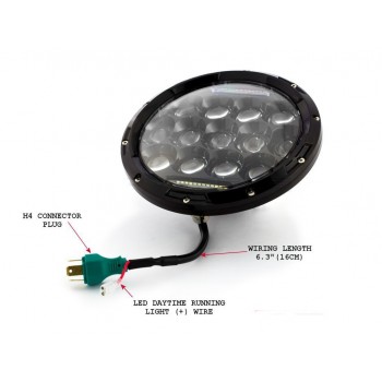 HEADLIGHT INSERT ASSEMBLY 7" MULTI PROJECTOR LED FOR HARLEY DAVIDSON