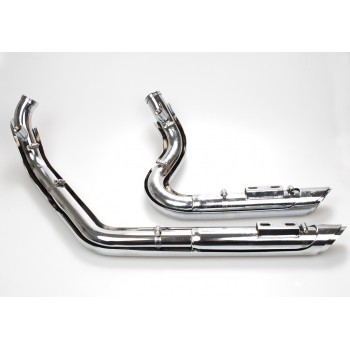 SCARICHI MARMITTE DRAG PIPES SHORTSHOTS CROMATI PER HARLEY DAVIDSON XL SPORTSTER '04-'13