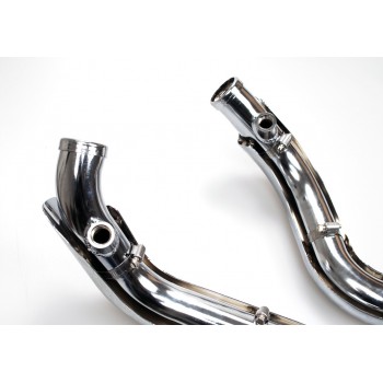 AUSPUFF SYSTEM DRAG PIPES SHORTSHOTS VERCHROMT HARLEY DAVIDSON XL SPORTSTER '04-'13