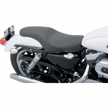 BLACK LEATHER SEAT PREDATOR CLASSIC HARLEY DAVIDSON XL SPORTSTER 2004-2022