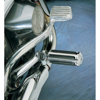 PEDANE CONDUCENTE DRAG RAIL CROMATE PER HARLEY DAVIDSON