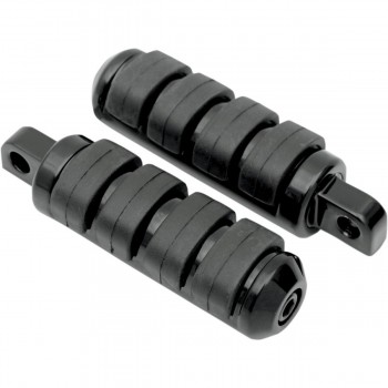 FUSSRASTEN COMFORT RUBBER DELUXE SCHWARZEN FÜR HARLEY DAVIDSON
