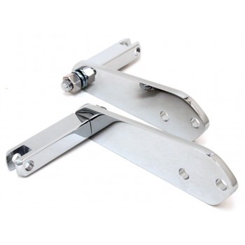 ATTACCHI SUPPORTI CROMATI PER PEDANE AVANZATE HARLEY DAVIDSON FXD DYNA '92-'17