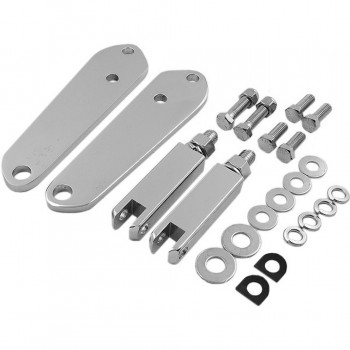 ATTACCHI SUPPORTI CROMATI PER PEDANE AVANZATE HARLEY DAVIDSON FXD DYNA '92-'17