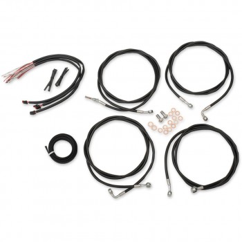 COMPLETE CABLE/BRAKE LINE KITS FOR HANDLEBAR APE HANGER 18"/20" HARLEY DAVIDSON FLHT/FLHX TOURING 2017