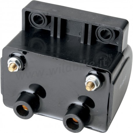 ZÜNDSPULE EXTERNE SCHWARZ 12V/3OHM DOPPEL KERZE FÜR HARLEY DAVIDSON '84-'03