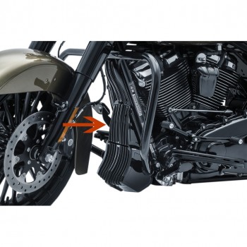 COPERTURA COPRI REGOLATORE DI TENSIONE NERO KURYAKYN PER HARLEY DAVIDSON TOURING M8 2017-2018