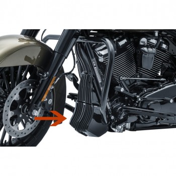 COUVERCLE DE POMPE DE REFROIDISSEMENT NOIR HARLEY DAVIDSON FLH FLT TOURING 2017-2024