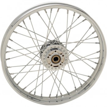 WHEELS REPLACEMENT LACED FRONT 40 SPOKES 21" X 2,15" ABS CHROME FOR HARLEY DAVIDSON XL SPORTSTER '14-'18