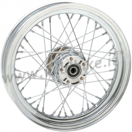 WHEELS REPLACEMENT LACED REAR 40 SPOKES 16" X 3" CHROME FOR HARLEY DAVIDSON FXST/FLST SOFTAIL '00-'06