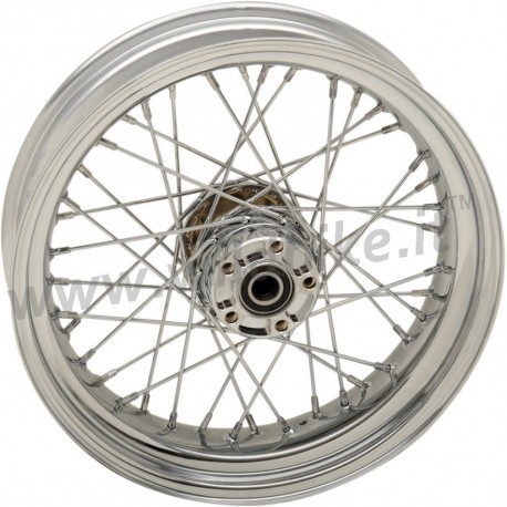 ROUES ARRIERE REMPLACEMENT LACETS 40 rayons 17"x 4.5" ABS CHROME HARLEY DAVIDSON FXD DYNA 2012-2017