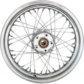 RUOTA CERCHIO POSTERIORE A 40 RAGGI 17"x 4.5 NO ABS CROMATO HARLEY DAVIDSON FXD DYNA 2008-2017