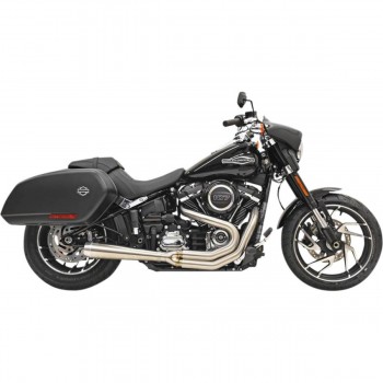 POTS D'ÉCHAPPEMENT BASSANI ROAD RAGE 2-1 ACIER INOXYDABLE POUR HARLEY DAVIDSON FLSB SPORT GLIDE 2018