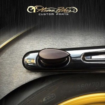 MINI BLINKER HINTEN SCHWARZEN LED 3 IN 1 EU-GENEHMIGT FÜR HARLEY DAVIDSON FXST FLST SOFTAIL '87-'17