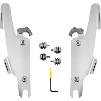 PARE-BRISE MEMPHIS FATS 21" TRASPARENT POUR HARLEY DAVIDSON FLFB SOFTAIL FAT BOY M8 2018