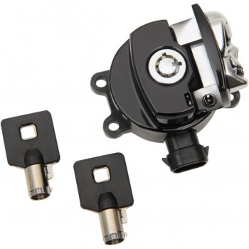 BLOCCHETTO NERO DI COMANDO ACCENSIONE CON TESCHIO PER HARLEY DAVIDSON FLHR ROAD KING '14-'18