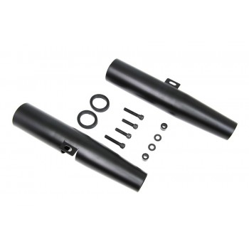 COUVERTURES COURROIES DE FOURCHE 39 MM NOIR POUR HARLEY DAVIDSON XL SPORTSTER '04-'18