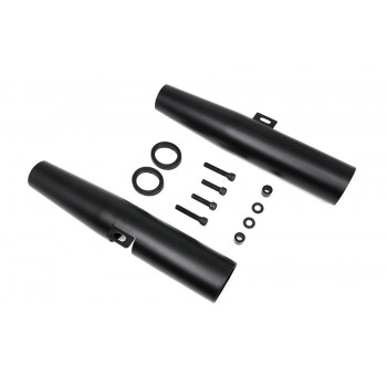 FORK SHROUDS 39 MM BLACKS FOR HARLEY DAVIDSON XL SPORTSTER '04-'18