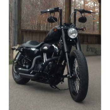 COPERTURE FODERI NERI FORCELLA 39 MM PER HARLEY DAVIDSON XL SPORTSTER '04-'18