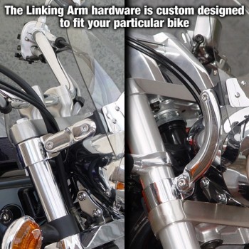 PARABREZZA MINI FLYSCREEN GRIGIO FUME' PER INDIAN SCOUT '15-'18