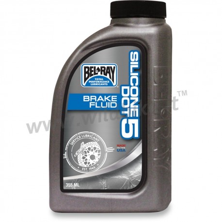 BRAKE FLUID BEL RAY DOT 5 SILICONE 355 ML FOR MOTORCYCLE AND HARLEY DAVIDSON