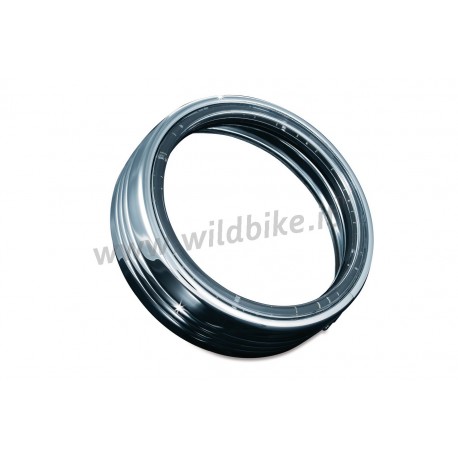 BAGUE DE GARNITURE DE PHARE HALO LED CHROMÉE POUR HARLEY DAVIDSON FLHT/FLTR/FLHR TOURING '11-'13