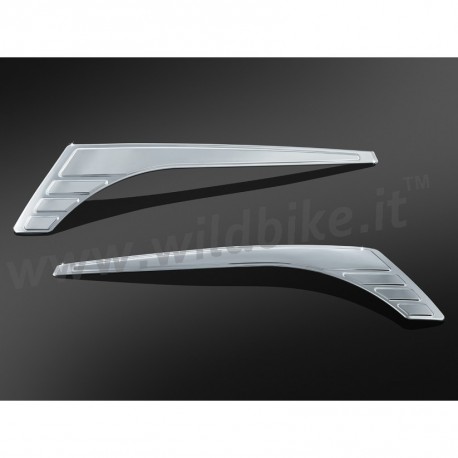 DECORAZIONI FREGI CROMATI TRI-LINE PER TOUR PAK HARLEY DAVIDSON FLHT/FLHX TOURING '14-'18