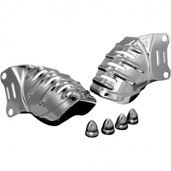 COUVERCLES D'ÉTRIER DE FREIN BREMBO CHROME POUR HARLEY DAVIDSON FLHT/FLHX/FLT TOURING '06-'17