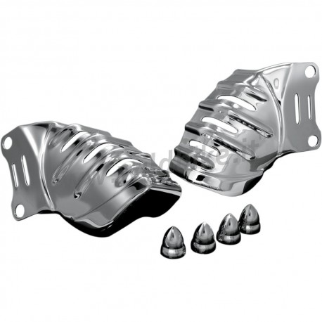 CHROME BREMBO BRAKE CALIPER COVERS FOR HARLEY DAVIDSON FLHT/FLHX/FLT TOURING '06-'17