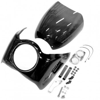 PARABREZZA CUPOLINO A.NESS NERO  HARLEY DYNA STREET BOB/S.GLIDE