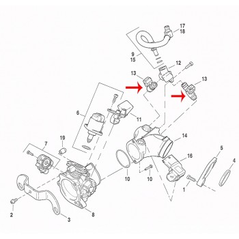 HOCHFLUSSKRAFTSTOFFINJEKTOR 3.8 OEM 27706-07A  FÜR HARLEY DAVIDSON XL SPORTSTER '07-'18